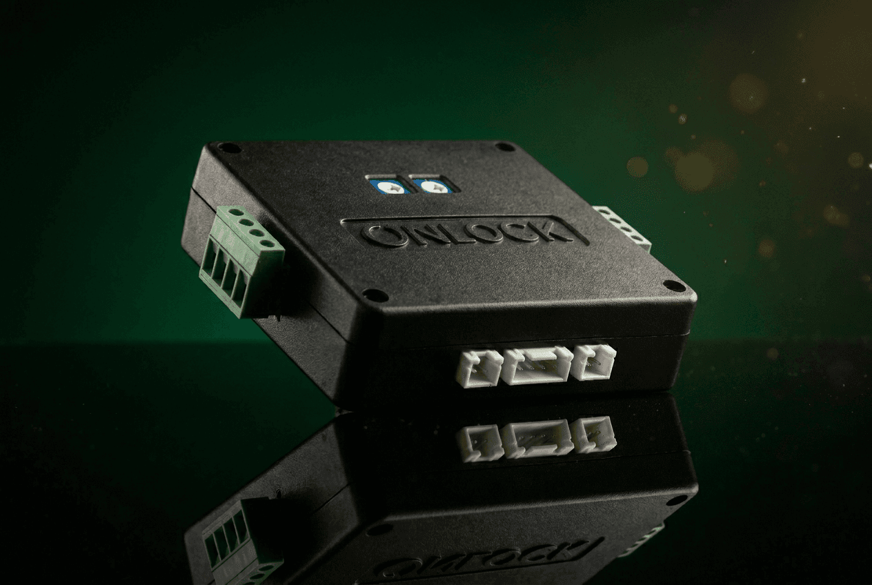 Close-up of an Onlock control unit